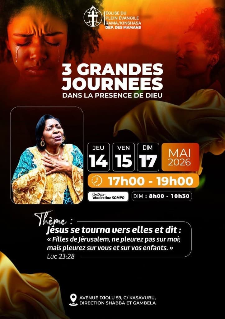 3 grandes journées dans la présence de Dieu